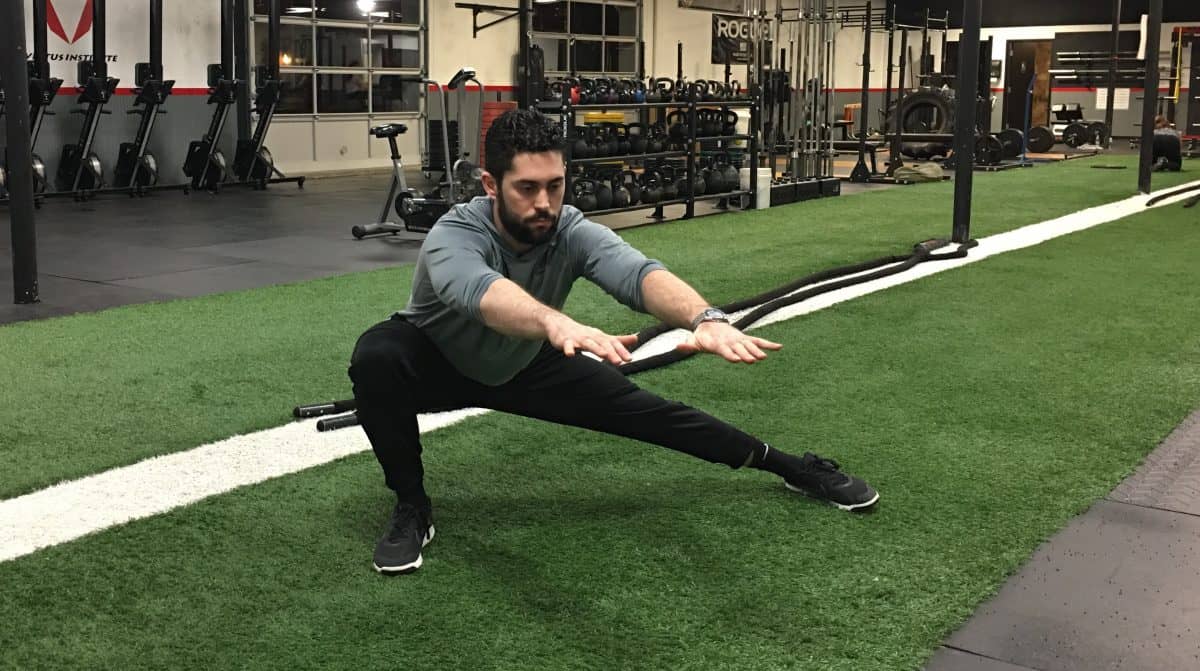 lateral lunge - Barbell Rehab