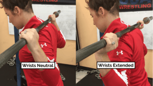 wrist position during squat