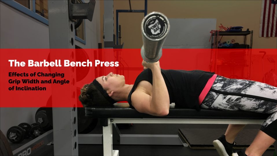 bench press grip width and angle