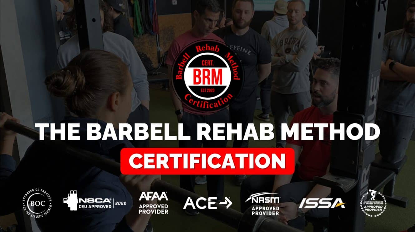 Certification Image - Barbell Rehab