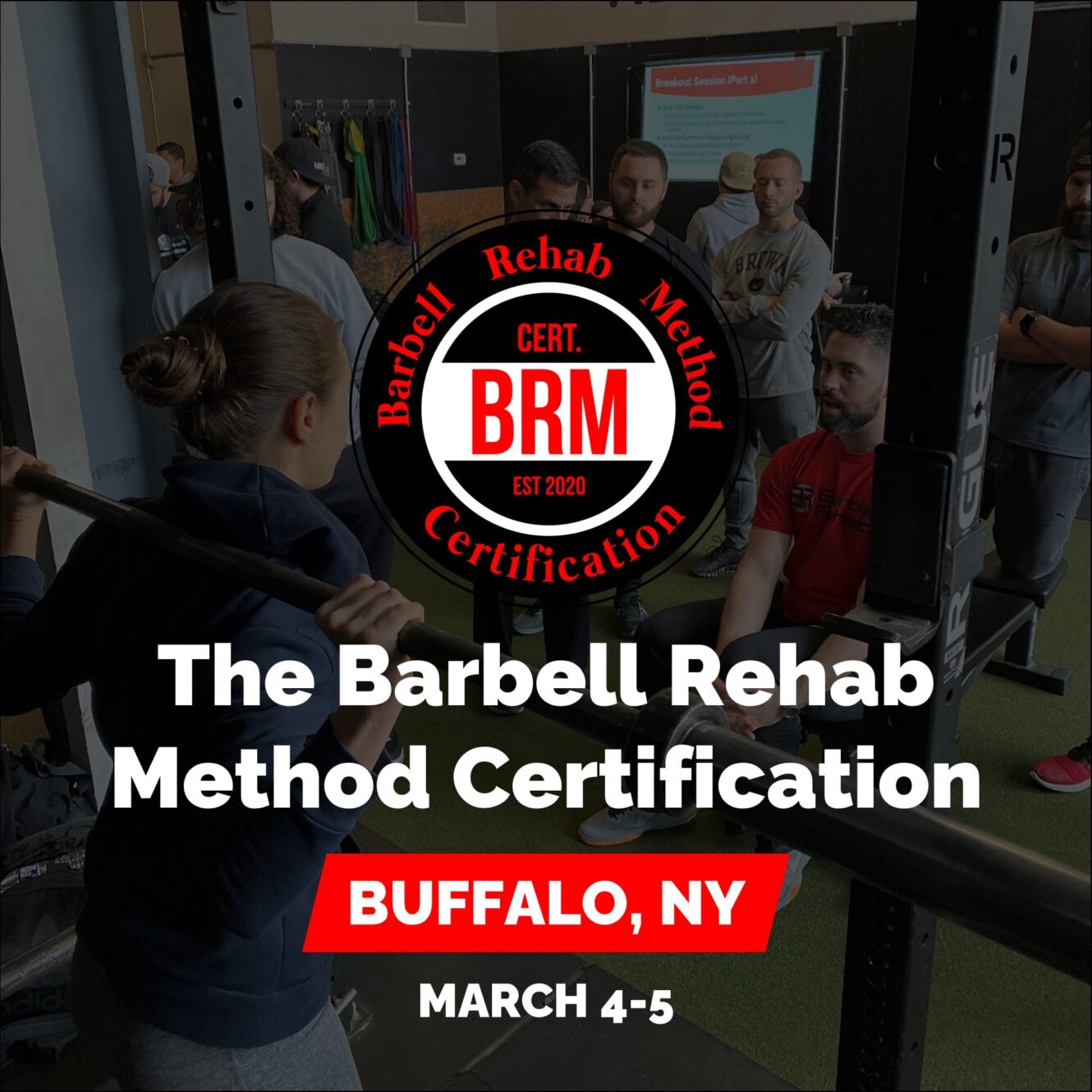 Barbell Rehab Method Certification Buffalo 2023